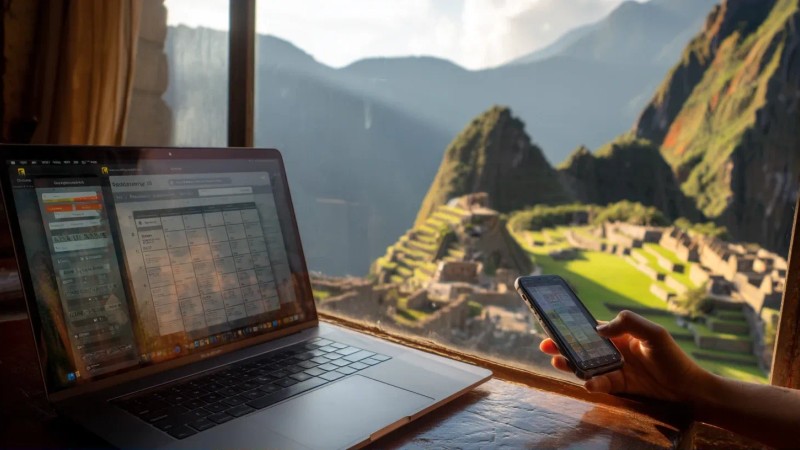 Real-time Machu Picchu ticket availability tracker with calendar view