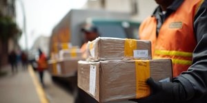 Courier and postal services for sending packages abroad from Peru